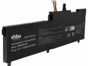 Helyettesítő notebook akkumulátor - C41N1541, 0B200-02070000 - 4200 mAh 15.2 V Li-polymer, black - V
