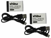 VHBW Akkumulátor Canon LP-E17 helyett - 1000 mAh 7,4 V Li-Ion