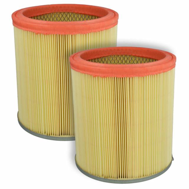 2x round filter replaces Rowenta ZR70 for Tefal Vacuum Cleaner, orange / yellow - VHBW - Kép