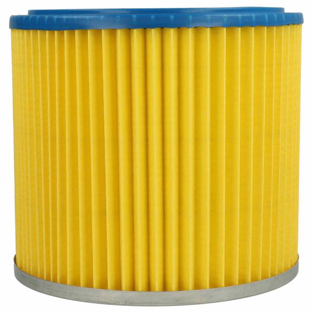 3x cartridge filter replaces Einhell 2351110 for LIV Vacuum Cleaner, blue / yellow - VHBW - Kép
