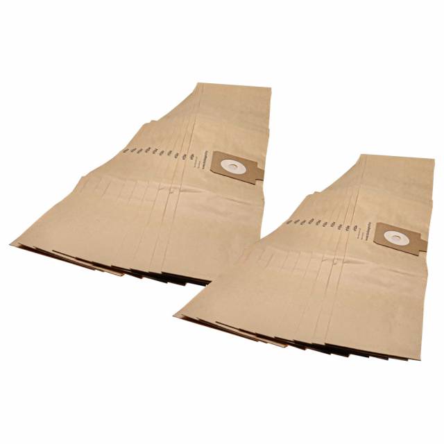 20x Vacuum Cleaner Bag replaces Filterclean E10., 11, K7 for Ergo Vacuum Cleaners - paper - VHBW - Kép