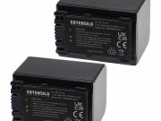 2x Battery replaces Sony NP-FV50, NP-FH71, NP-FV100, NP-FV70, NP-FH100, NP-FH50 - 1500mAh, 7.2V, Li-