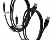 2x USB Data Cable replaces Casio EMC-5U for Fujifilm Camera etc. - 14.5 cm - VHBW