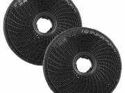 2x Activated Carbon Filter as Replacement for Airlux CR430, AS-AZKF350, 8718868949813 for Zanussi Ho