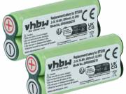 Electric Razor 2x Battery replaces Braun 31198189 - 800 mAh 2.4 V NiMH - VHBW