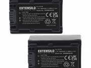 2x Battery replaces Sony NP-FV50, NP-FH71, NP-FV100, NP-FV70, NP-FH100, NP-FH50 - 1640mAh, 7.2V, Li-