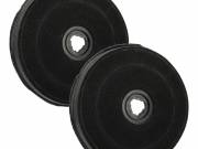 2x Activated Carbon Filter as Replacement for Typ E233, 9029793594 for Zanussi Hob - 23 cm - VHBW