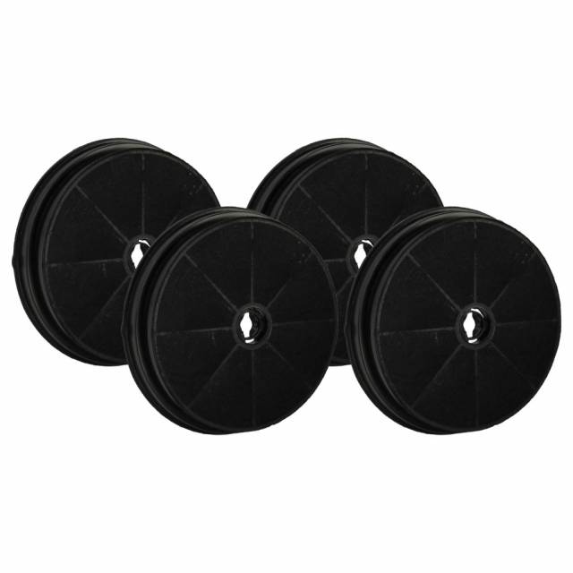4x Activated Carbon Filter as Replacement for Beko 9174220018, 9199001580 for Proline Hob - 19 cm -  - Kép