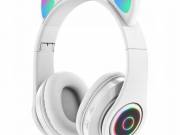 Extralink Kids Headphones Pro White | Vezetékes headphones | Cat Ears - EXTRALINK
