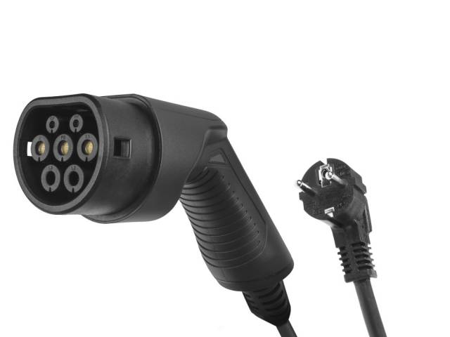 GC EV PowerCable 3.6kW Schuko - Type 2 hordozható töltő tölthető elektromos autókhoz és Plug-In hybr - Kép