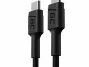 USB kábel GC PowerStream USB-C - USB-C 30cm, gyors töltés Power Delivery (60W), Ultra Charge, QC 3.0