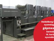 Heidelberg SM72-es nyomdagépre gépmestert keresünk!