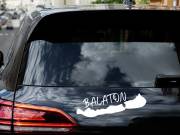 Balaton felirattal autós matrica