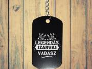 Legendás szarvas vadász kulcstartó 