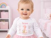 1 éves lettem lányos szülinapi body személyre szabható adatokkal - Kynga, H&M