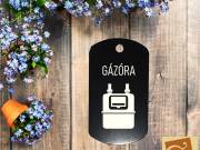 Gázóra szekrény kulcstartó