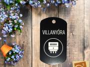 Villanyóra szekrény kulcstartó