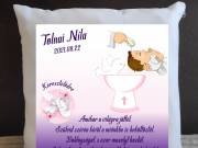 Keresztelőre párna lányos