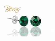 Berns fülbevaló Xirius majestic green 6 mm
