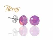 Berns fülbevaló Xirius cyclamen opal 6 mm