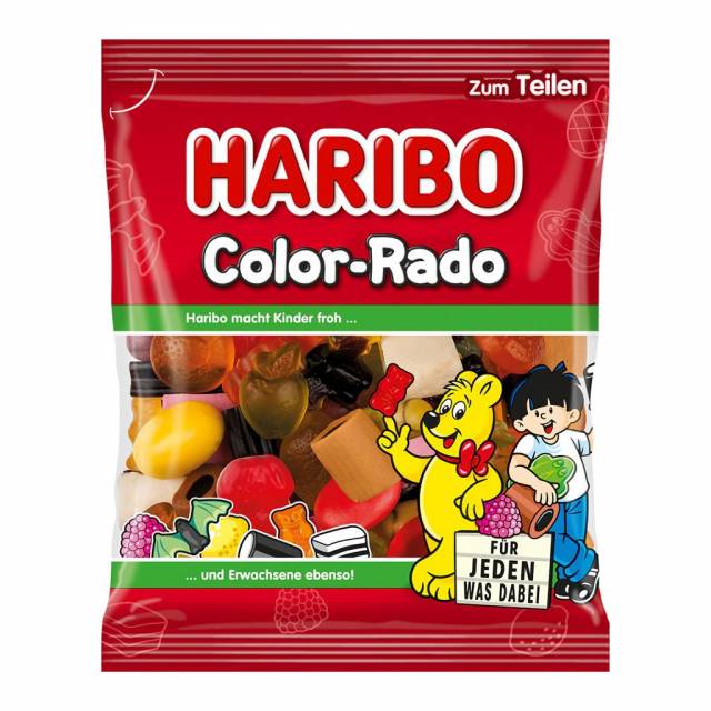 Haribo Color-Rado gumicukor medvecukorral 175g - Kép