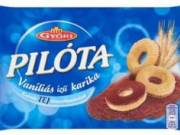 Pilóta vaníliás ízű karika kakaós tejbevonómasszával 150 g