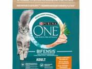 PURINA ONE Adult Cat, Csirkében és Teljes Kiőrlésű Gabonában gazdag  száraz macskaeledel 750 g