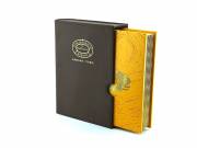 Partagas humidor könyv – Rejtett, könyv formájú szivar humidor, cédrusfa belsővel, kb 30 szál szivar