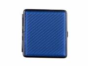 Angelo kék textil mintás cigaretta tárca, 20 szálas