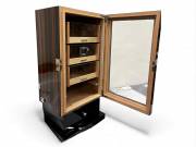 Faro humidor szekrény 100 szál szivar részére, spanyol cédrusfa belsővel, digitális hygrométerrel, L