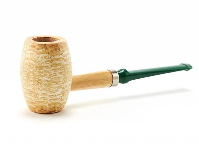 Missouri Meerschaum 621 Boone polírozott kukorica pipa egyenes szárral, zöld dán szopókával, 6 mm fi - Kép