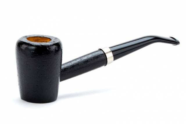 Missouri Meerschaum Orion 6 mm-es filteres, hajlított kukoricacsutka pipa - Kép