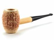 Missouri Meerschaum Natural Country Gentleman kukorica pipa egyenes szárral, 6 mm filterrel, fekete 