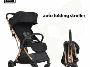 Cangaroo Easy Fold sport babakocsi - Limited Arany váz - Fekete