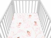Pamut kiságyba való lepedő pamut New Baby Tündér 120x60 cm - NEW BABY