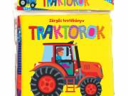 Napraforgó Zörgős textilkönyv - Traktorok