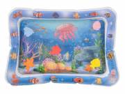 Moni Toys Vízzel tölthető interaktív játszószőnyeg - Kék - Halacskák