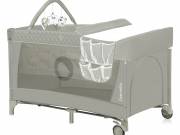 Lionelo Flower multifunkciós utazóágy - Cappuccino