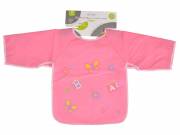 BIB előke hosszú ujjas Piggy PINK - CANGAROO