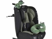 ISAFE autósülés ISIZE és ISOFIX ülésemelővé alakítható 76-150cm ZÖLD - MONI