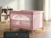 DOS utazóágy 2 szintes, kibújóval PINK - MONI