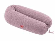 Scamp formázható univerzális szoptatós párna velvet huzattal 155cm - Mauve