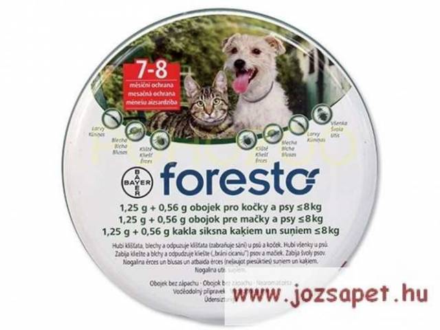 Foresto Bolha s Kullancs Nyak rv Macska s 8kg Alatti Kutya Sz m ra 