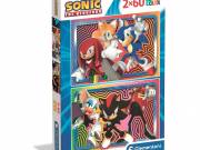 Sonic a sündisznó Fierce Rivals 2x60 db-os puzzle Clementoni - CLEMENTONI