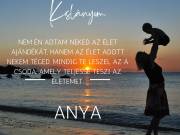 Ajándékkártya kislánynak anyától
