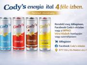 Cody's energia ital és maláta ital 
