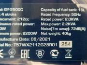 Új Stern GY-2500C benzines áramfejlesztő aggregátor eladó