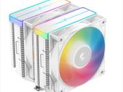DeepCool CPU Cooler - AG620 WH ARGB V2 (29,4 dB; max, 115,32 m3/h; 4pin csatlakozó, 6 db heatpipe, 1