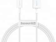 Baseus Superior Series Cable USB to iPhone 2.4A, Fehér, 1m