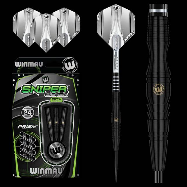 WINMAU MvG Exact 21.5 Gramm Profi Wolfram Steeltip Dartpfeile Set Mit Flights Und Schäfte